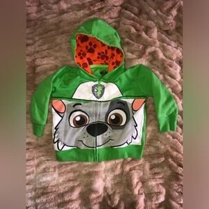 Boys 4T Rocky Paw Patrol zip up jacket